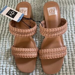 Dolce Vita Tan Woven Sandals